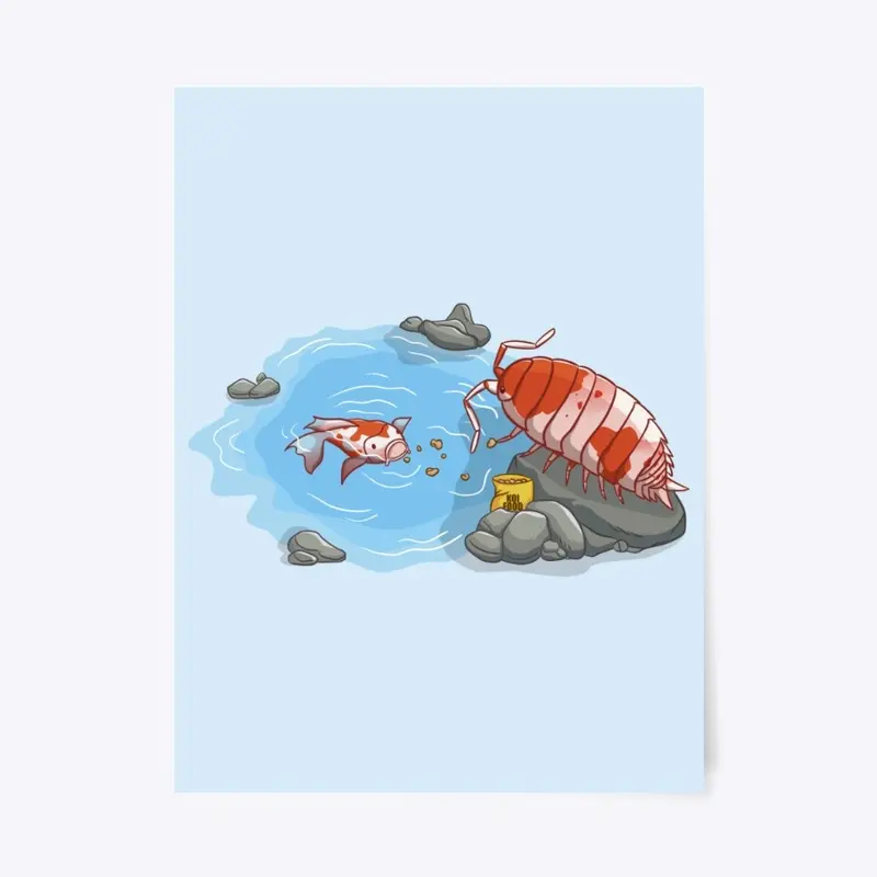 Orange Koi Isopod